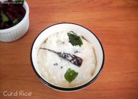 Curd Rice | Thayir Sadam Recipe