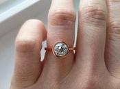 Jewel Week Rose Gold "Petal" Engagement Ring