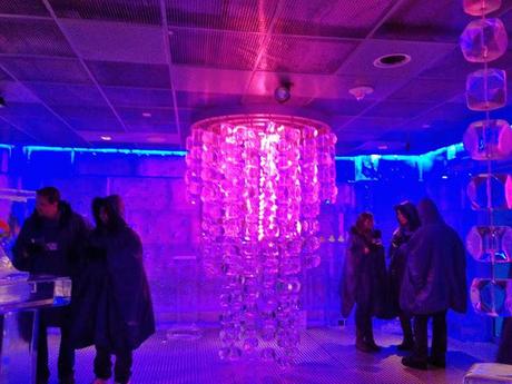 Chilling at Frost Ice Bar