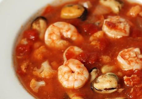 Portuguese-style low-carb fish soup