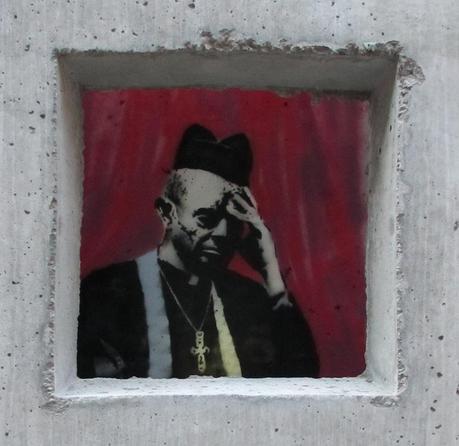 PRIEST MAIN IMAGE private Banksy   Concrete Confessional