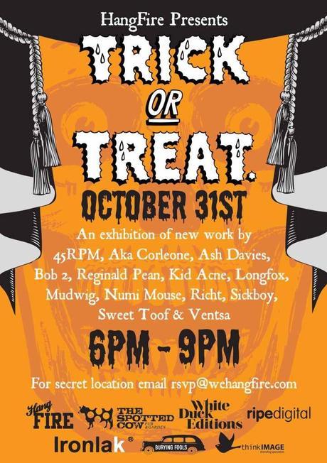 FLYER for WEB HangFire presents Trick or Treat 2013