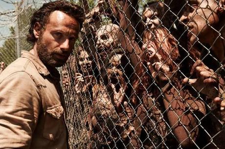 Rick and Fence Walkers The Walking Dead Season 4 Preview