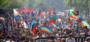 Mapuche Protest October 12, 2013. HECTOR RETAMAL/AFP/Getty Images