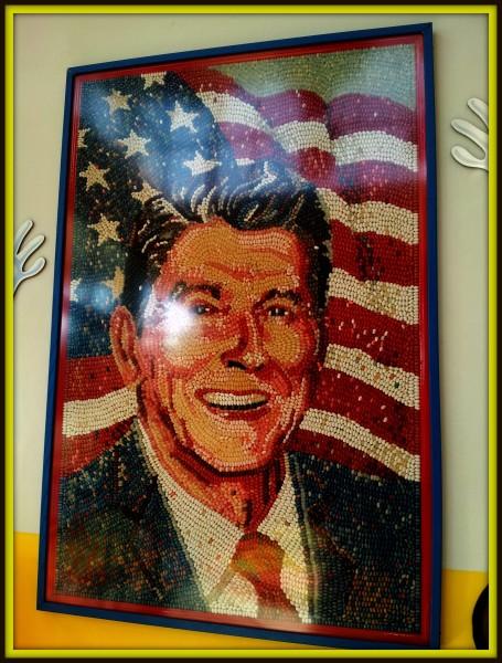 Ronald Reagan Jelly Belly Mural