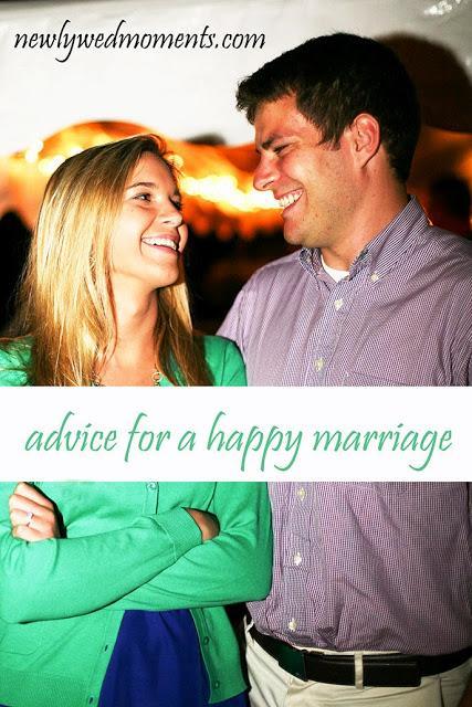 advice for a happy marriage