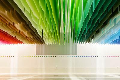 paper arts | paper art installation