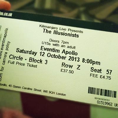 The Illusionists Ticket