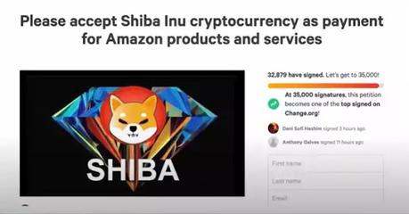 Amazon to accept Shiba Inu coin
