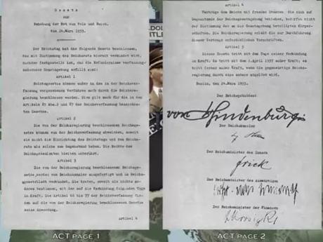 Hitler established the Enabling Act Hitler established the Enabling Act