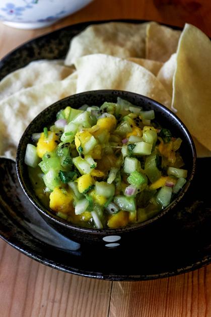 Mixed fruit salsa recipe | mexican fruit salsa in indian style