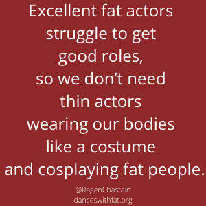Sarah Paulson’s Fat Suit Problem