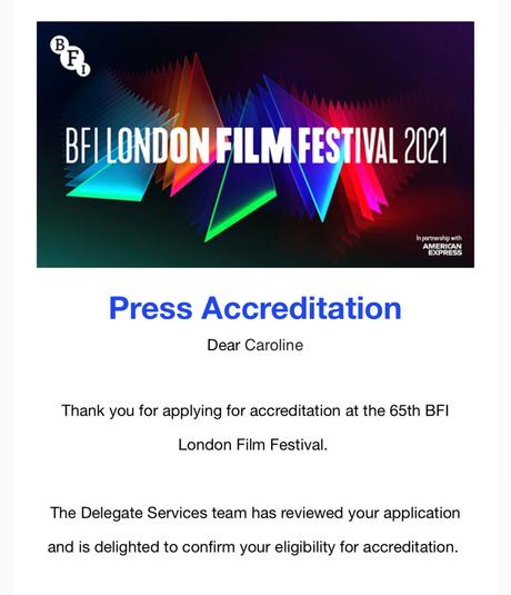 BFI London Film Festival 2021 – Press Accreditation