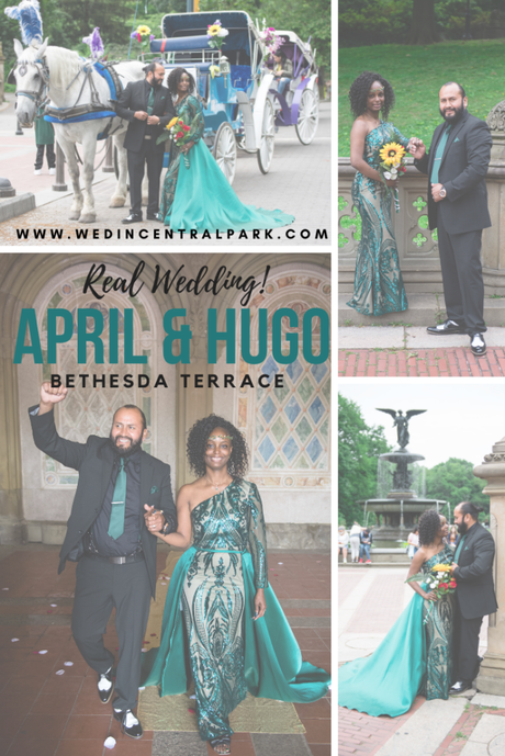 April and Hugo’s Wedding Underneath Bethesda Terrace