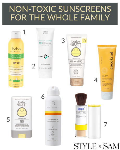 NON-TOXIC SUNSCREEN FOR THE WHOLE FAMILY