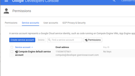 Using application default credentials ensures that the service account works seamlessly; Google Drive How To Get Service Account Email When Downloaded As P12 Stack Overflow