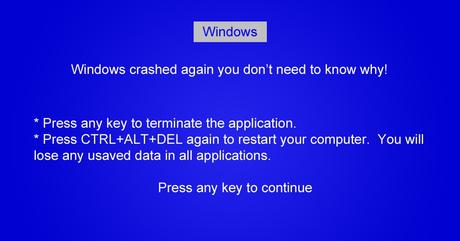 Approval guaranteed from blue hippo financing. Geek Jokes: The Weeks Blue Screen of Death - Why?