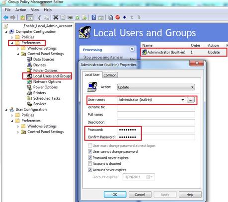 Press the windows + i keys together to open the settings app. Change Local Admin Password Through Group Policy