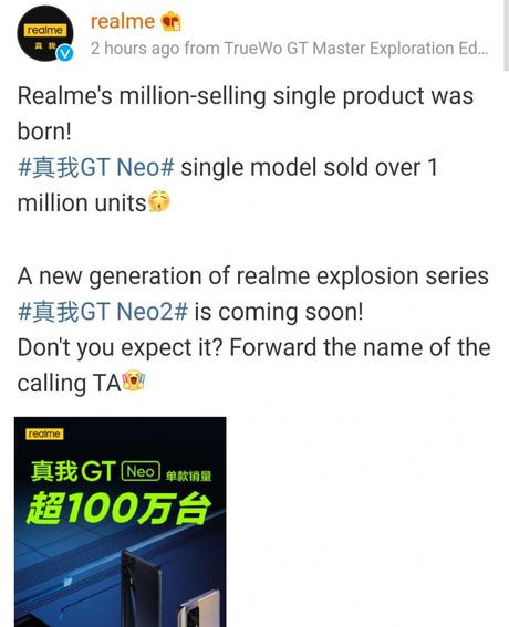 Realme GT Neo2 launch