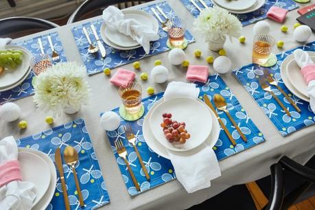 Throw a Winning US Open Watch Party With Tennis-Themed Table Décor From Social Studies Party Rentals!