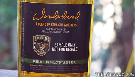 Wonderland Blend of Straight Whiskeys Label