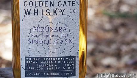 Golden Gate Whisky Mizunara Single Cask Label
