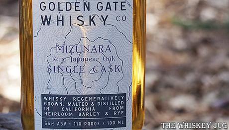 Golden Gate Whisky Mizunara Single Cask Review Golden Gate Whisky Mizunara Single Cask Label