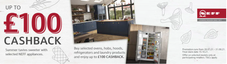 Neff Built-In Kitchen Appliances - Up To £100 Cashback