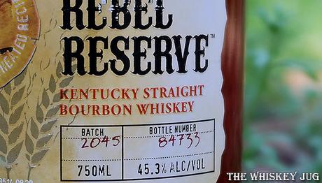 Rebel Yell Rebel Reserve Label