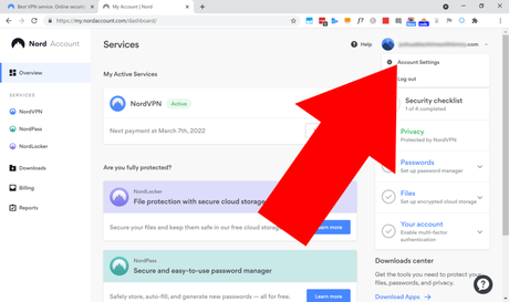How To Change Your NordVPN Password 5 change nordvpn password