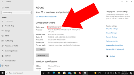How To Change The Name Of Your Windows 10 Computer 86 how to change your pc name