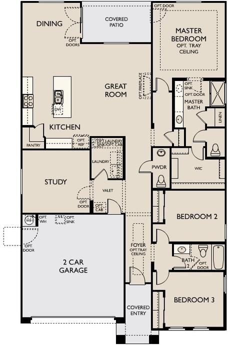 Oasis Plan At Rancho Cabrillo In Peoria Az By Ashton Woods