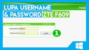 Password admin zxhn f609 : Mengetahui User Dan Password Zte F609 Youtube