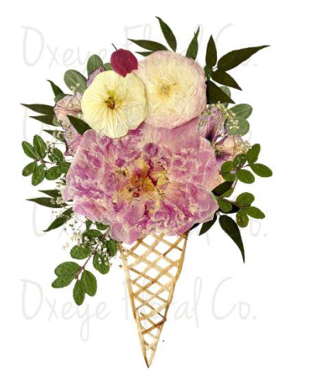 Welcome to Whimsy: Dried flower art by Oxeye Floral Co.