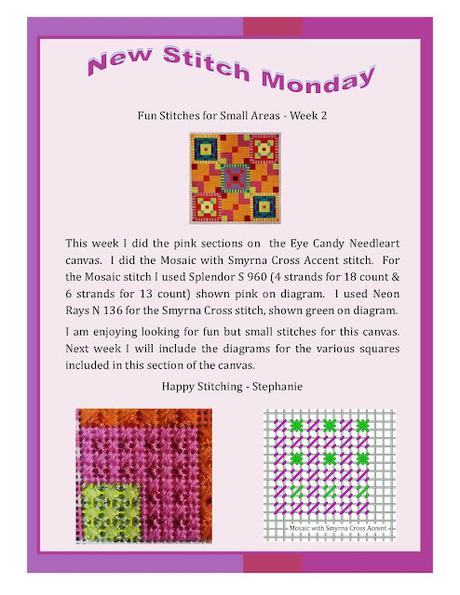 Stitch Guide for Tropic Colors Maze!