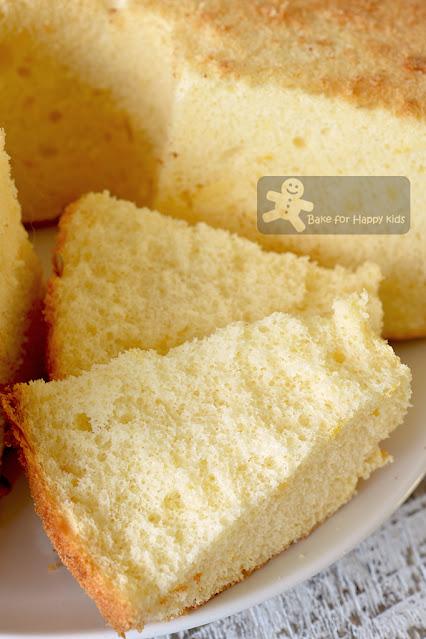 perfect cottony soft lemon chiffon cake