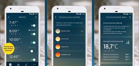 Smartphone app of the Philips SmartSleep HF367060