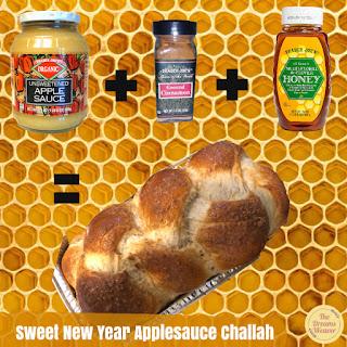 Sweet New Year Applesauce Challah ~ The Dreams Weaver