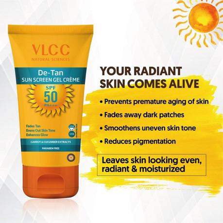 How to Find the Best Anti-Ageing Sunscreen & VLCC De-Tan SPF 50 PA+++ Sunscreen Gel Crème Review