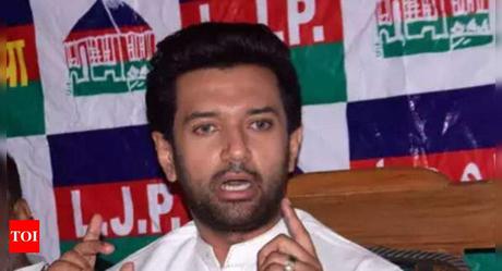 Hurt by BJP's silence; relationship cannot be one-sided: Chirag Paswan - Times of India