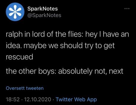 itbjossi:Whatever the person behind SparkNotes’ twi...