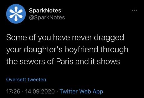 itbjossi:Whatever the person behind SparkNotes’ twi...