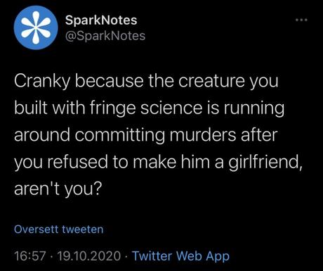 itbjossi:Whatever the person behind SparkNotes’ twi...