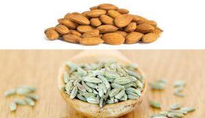 ALMOND AND FENNEL SEEDS
