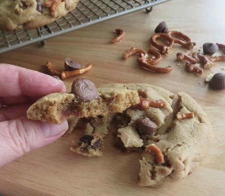 Peanut Butter Cup Pretzel Cookie (small batch)