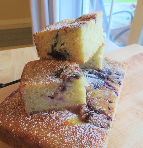 Blueberry & Lemon Snack Cake