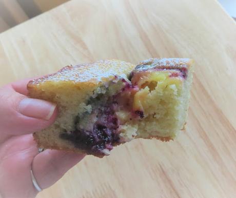 Blueberry & Lemon Snack Cake