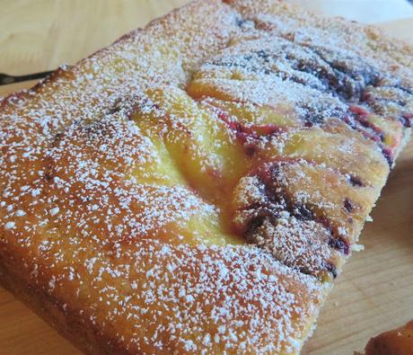 Blueberry & Lemon Snack Cake