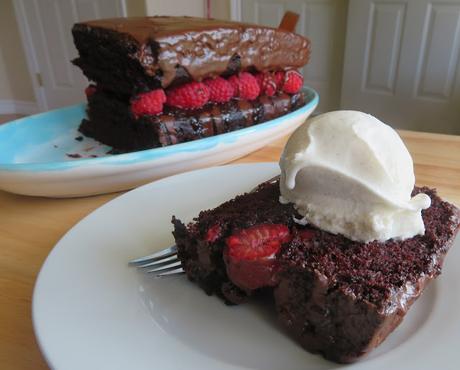 Chocolate Raspberry Cake