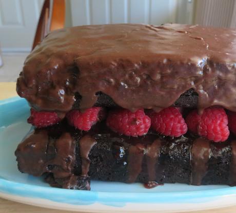 Chocolate Raspberry Cake